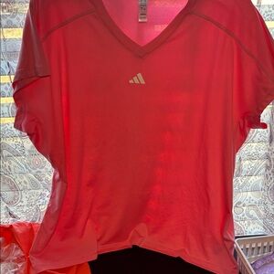 Adidas Women's Bright Pink Short Sleeve Tee